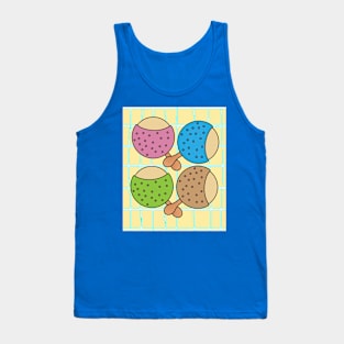 Ice Cream Cones With Sweet Sprinkles Dessert Tank Top